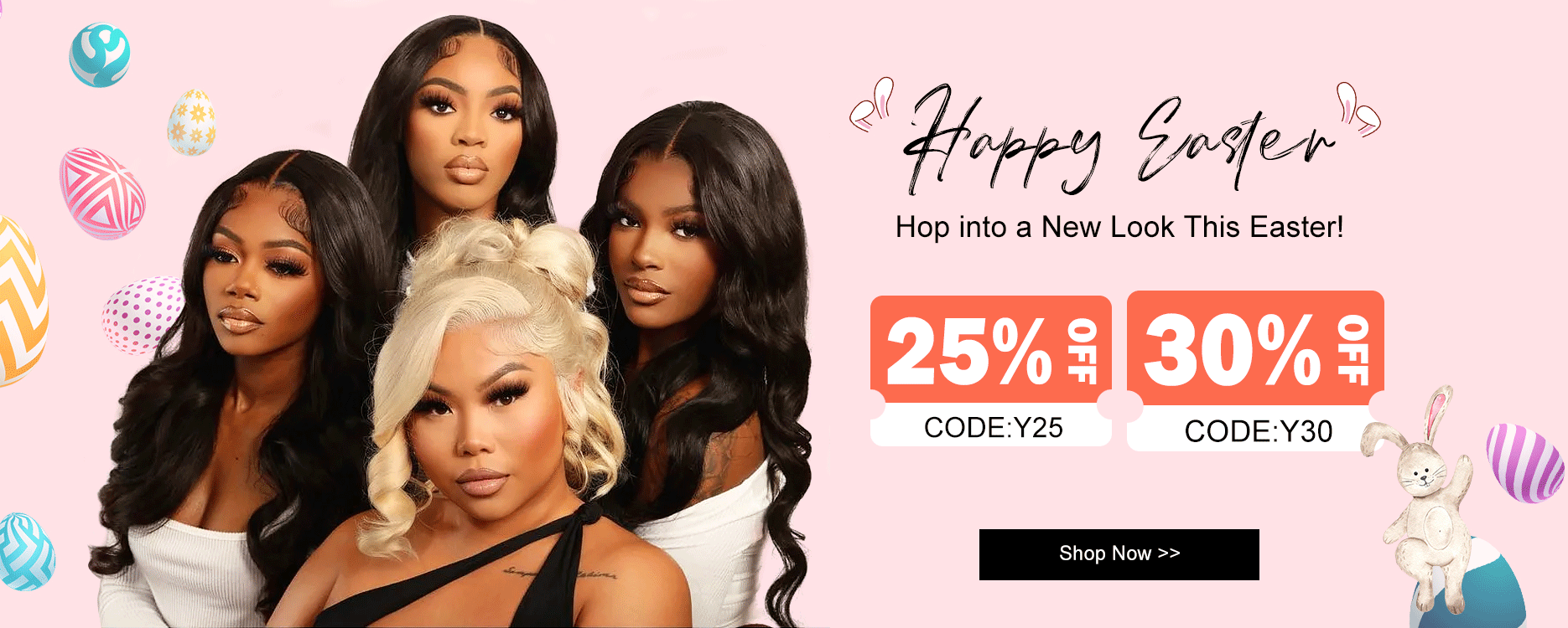 Happy Easter Wig Sale