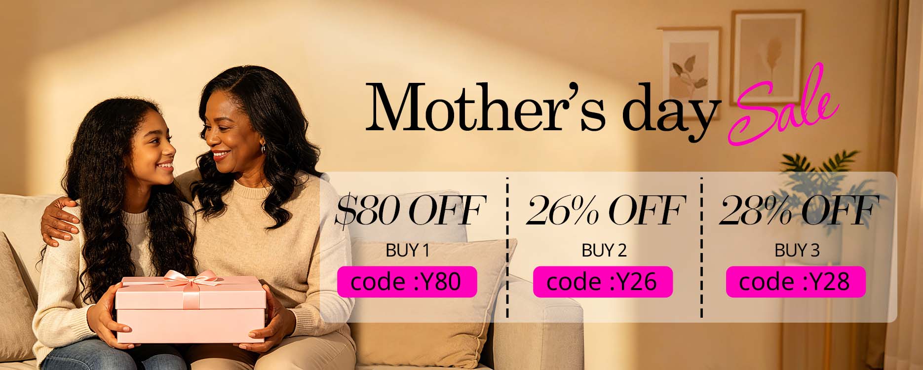 Mother's day sale
