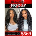 YOOWIGS Black Friday Best Deal 2 Wigs Combo Deal 7x5.5 Glueless 007 Lace Wig 100% Human Hair HD Lace Front Wigs Preplucked Knots with Bleached YVS22