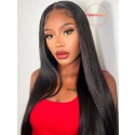YOOWIGS Combo Deal Flash Sale Cheapest 100% Human Hair Deep Parting 13x6 Lace Frontal Wig Straight Human Hair Wigs FL01