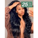 YOOWIGS Middle Part Body Wave Human Hair Wigs Invisible Single Knots Preplucked Natural Hairline Royal Film HD Lace 13x6 Deep Part Frontal Wigs PRY16