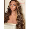 YOOWIGS 007 LACE Highlight body wave Human Hair  Glueless Wig  YL10