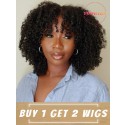 YOOWIGS 13*6 human hair Summer Sale  HD lace Front Buy one get two Wigs  YL17