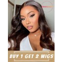 YOOWIGS 8*6 007 Lace Wig Summer Sale HD  Lace Frontal Wigs buy one get  two Pre Bleached YL16