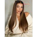 YOOWIGS Top selling Highlight 13x4 HD Lace Frontal Wig Bleached Knots  RY28