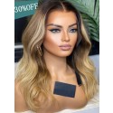 YOOWIGS HD Magic Knots Lace Frontal Human Hair Wigs Ombre Color 180% Density Preplucked Natural Indian Human Hair Wigs for Sale PRY4