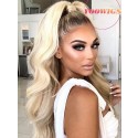 yoowigs royal film hd lace ombre grey human hair lace wigs with pre plucked natural hairline bleached knots LJ051