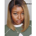 YOOWIGS Royal Film HD Lace Ash Brown 360 Human Hair Wigs Pre Plucked Natural Hairline with Bleached Knots RY067