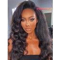 YOOWIGS Royal Film HD Lace Glueless 360 Lace Front Human Hair Wigs Yaki Straight Body Wave Lace Frontal Wigs Pre Plucked Hairline with Baby Hair RY080