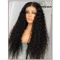 YOOWIGS Royal Film HD Lace Brazilian Lace Front Human Hair Wigs Herry Curl Wig HD Full Lace Wig Deep Parting Space Single Knots Pre Plucked With Baby Hair RY004