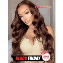YOOWIGS Combo Deal Flash Sale Chocolate Brown Color Deep Parting 13x6 hd lace Wig   FL04