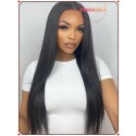 Yoowigs Long Straight Human Hair 13x6 HD Full Lace Front Wig Pre Plucked Natural Looking Glueless RY181