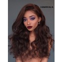 YOOWIGS Royal Film HD Lace "Boss Lady" Bouncy Wave 13x6.5 Lace Front Wigs Bleached Knots Human Hair Wig ZY015