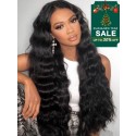 YOOWIGS Royal Film HD Lace Deep Wave 360 Lace Frontal Human Hair Wigs Bleached Knots Pre Plucked Hairline RY079