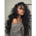 YOOWIGS Royal Film HD Lace Body Wave 360 Lace Frontal Wig Pre Plucked with Baby Hair 150% Density Brazilian Remy Human Hair Wigs ZY016