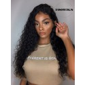YOOWIGS Royal Film HD Lace Curly Lace Front Human Hair Wigs Brazilian Remy Hair Glueless Lace Wig Pre-Plucked With Baby Hair RY001