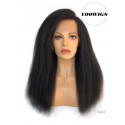 YOOWIGS Royal Film HD Lace Glueless 360 Lace Frontal Human Hair Wigs Remy Brazilian Kinky Straight Pre Plucked With Baby Hair RY064