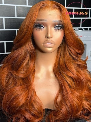 YOOWIGS Ginger Human Hair 8x6 Glueless Wig  YL08