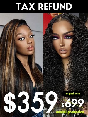 YOOWIGS Tax refund sale HD  Lace Frontal Wigs  Pre Plucked Pre Bleached YL16