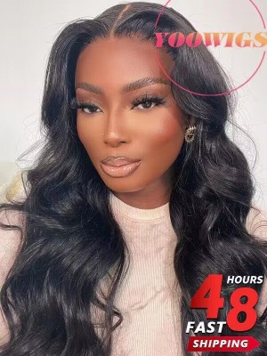 YOOWIGS Royal Film HD Lace Loose Body Wave 360 Lace Frontal Wig Pre Plucked With Baby Hair Brazilian Remy Human Hair Wigs RY075