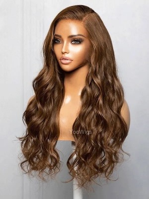 YOOWIGS 100% Human Hair 360 HD Lace Frontal Wig Loose Wave Glueless Long Wedding Hairstyles Bleached Knots  RY636US (US Stock – No Tariffs)