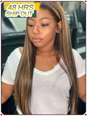 YOOWIGS Highlight 360 HD Lace Frontal Wig Pre Plucked With Baby Hair  RY046