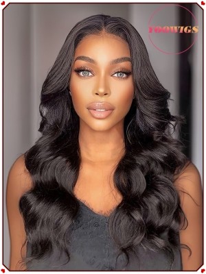 YOOWIGS Royal Film HD Lace Brazilian Body Wave Full Lace Wigs  With Baby Hair RY049