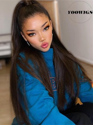 Yoowigs Royal Film Hd Lace Glueless 150 Density Silky Straight
