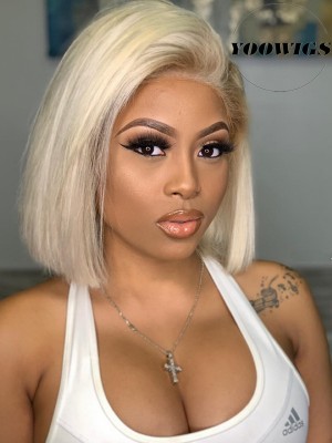 YOOWIGS Europe 613 Blonde Color Human Hair Wigs Lace Front Wigs For Black Women CS014