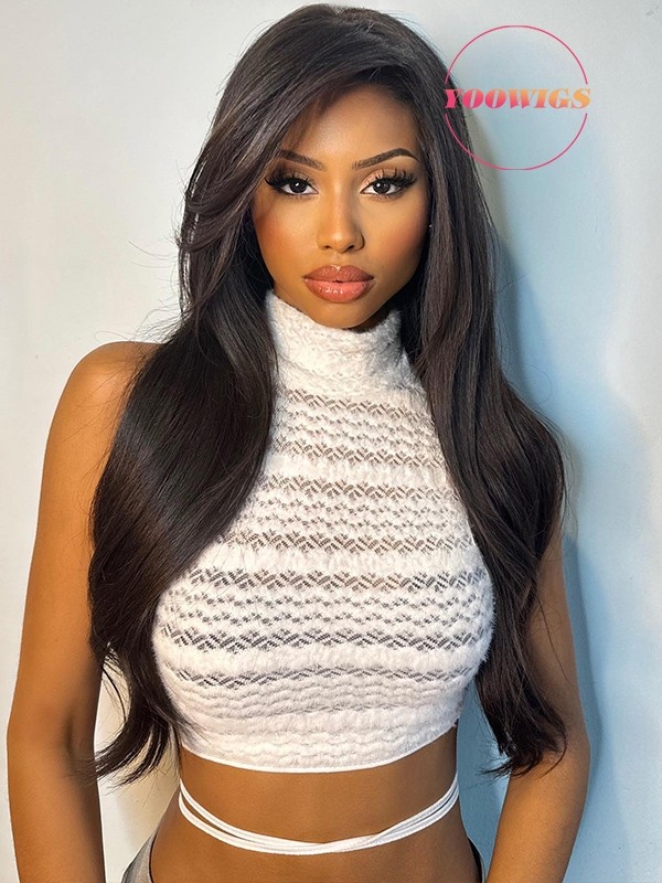 Yoowigs Replaceable Zipper 13x4 HD Lace Frontal Wig Bleached Knots RY239