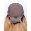 Black Friday Sale 13x4 Transparent Lace Front Human Hair Wig Ombre Blonde Color Bob Wig YC03
