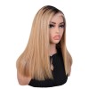 Black Friday Sale 13x4 Transparent Lace Front Human Hair Wig Ombre Blonde Color Bob Wig YC03