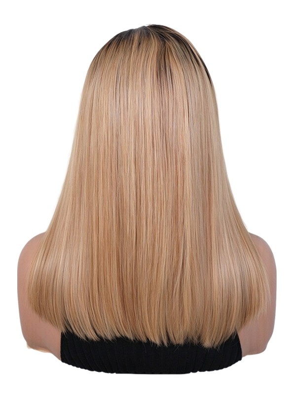 Black Friday Sale 13x4 Transparent Lace Front Human Hair Wig Ombre Blonde Color Bob Wig YC03