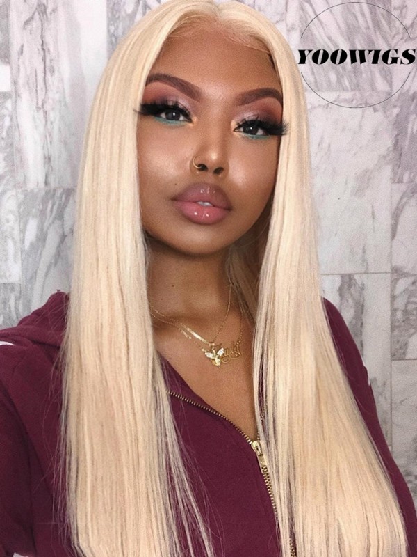 Yoowigs Royal Film Lace Blonde 13x4 Lace Front Human Hair Wigs Pre