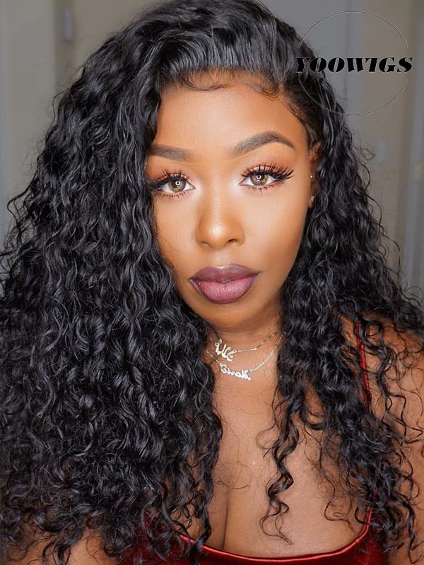 Yoowigs Natural Medium Brown Lace 13x4 Lace Front Wigs Yaki Bob