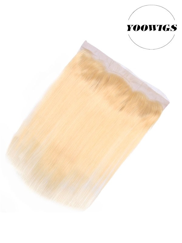 Straight Ombre Brazilian Hair With Closure 3 Blonde Bundles With Closure Brazilian Straight Virgin Hair With Closure Ombre