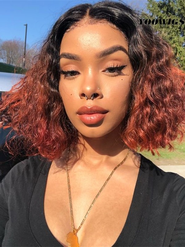 Yoowigs Royal Film Lace Brazilian Virgin Human Hair Wigs Ombre