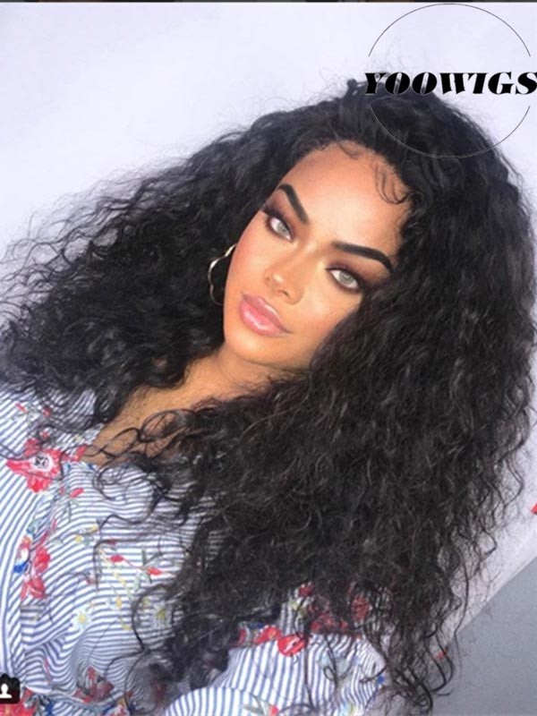 Yoowigs Good Quality 200 Density Brazilian Virgin Human Hair Wigs Yoowigs Good Quality 200 Density Brazilian Virgin Human Hair Wigs 360 Lace Frontal Pre Plucked Double Bleach Knots For Black Women Lj039