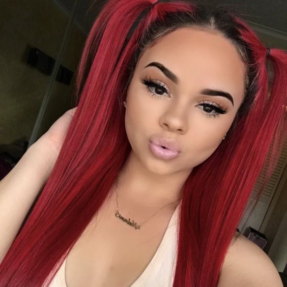 yoowigs red glueless wig