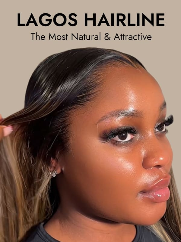 Lagos hairline human hair glueless wigs 